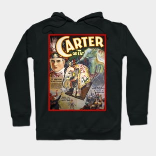 Vintage Magician Poster Carter the Great Hoodie